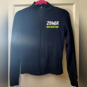 Zumba zip-up instructor sweatshirt